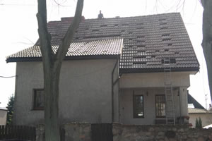 Malowanie dachu - Chociwel